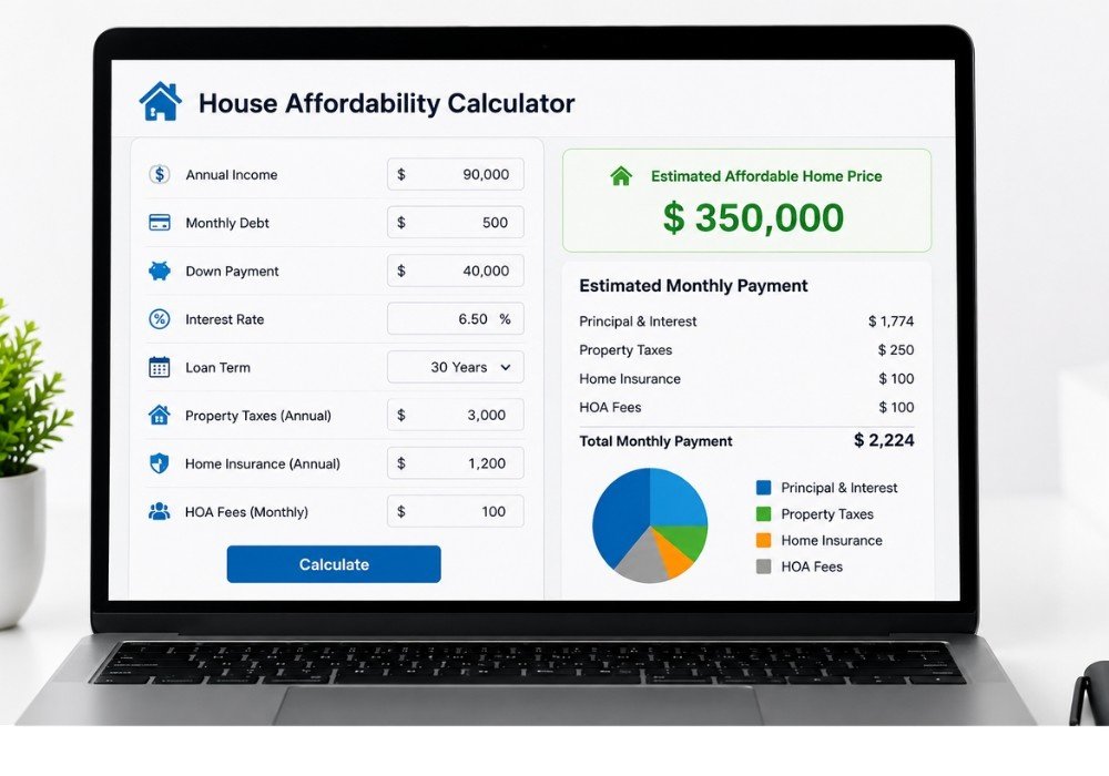 house affordability calculator to estimate home budget