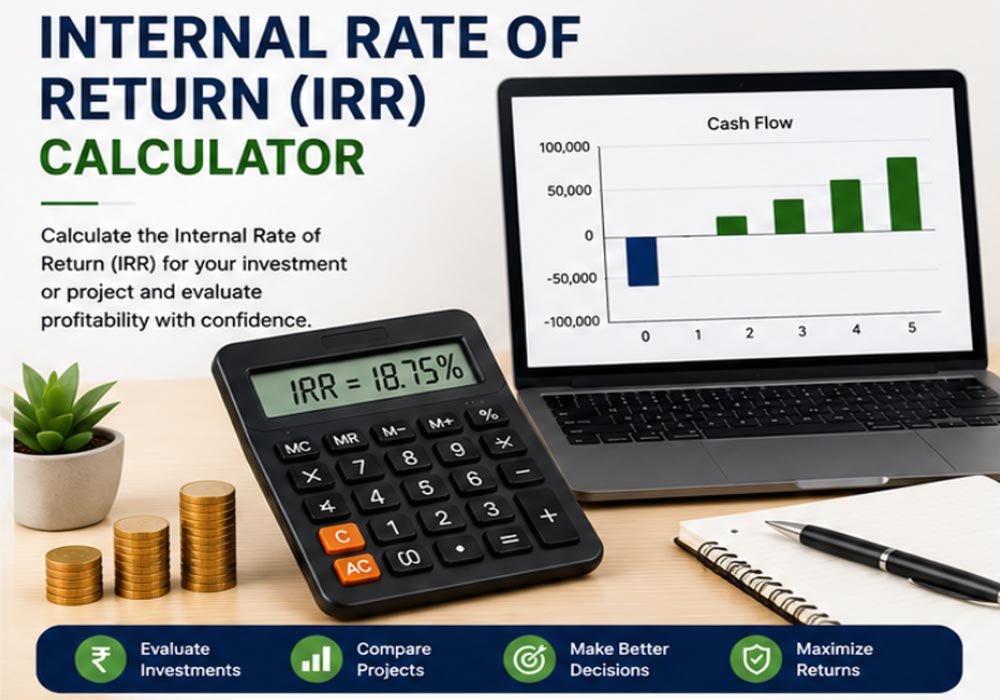 internal rate of return IRR calculator for investment analysis