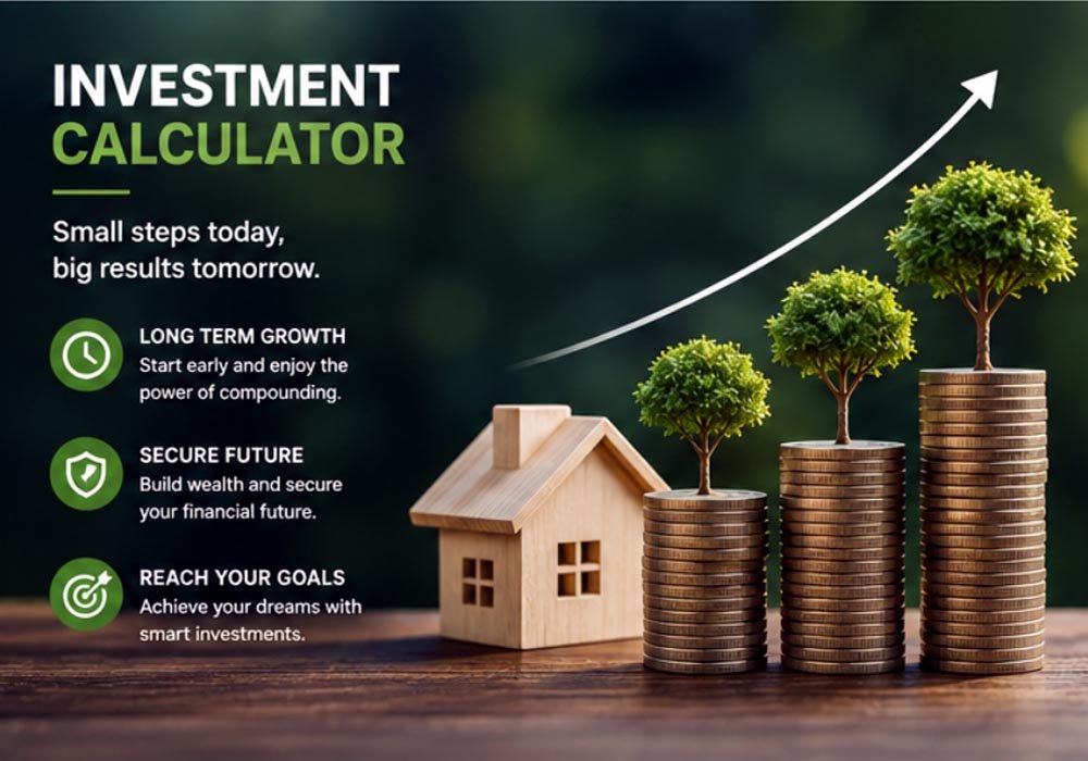 investment calculator for return and growth estimates