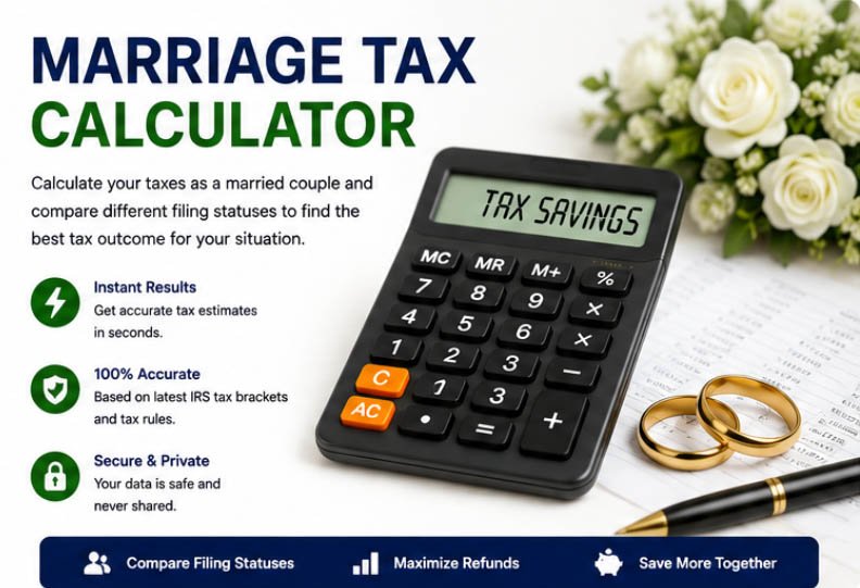 marriage tax calculator for estimating tax savings