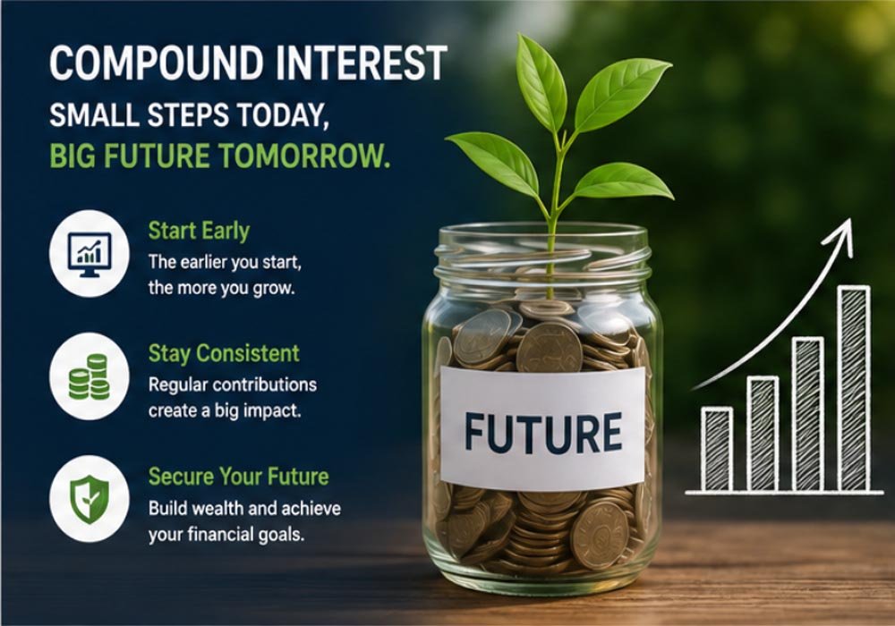 compound interest calculator for long-term financial growth